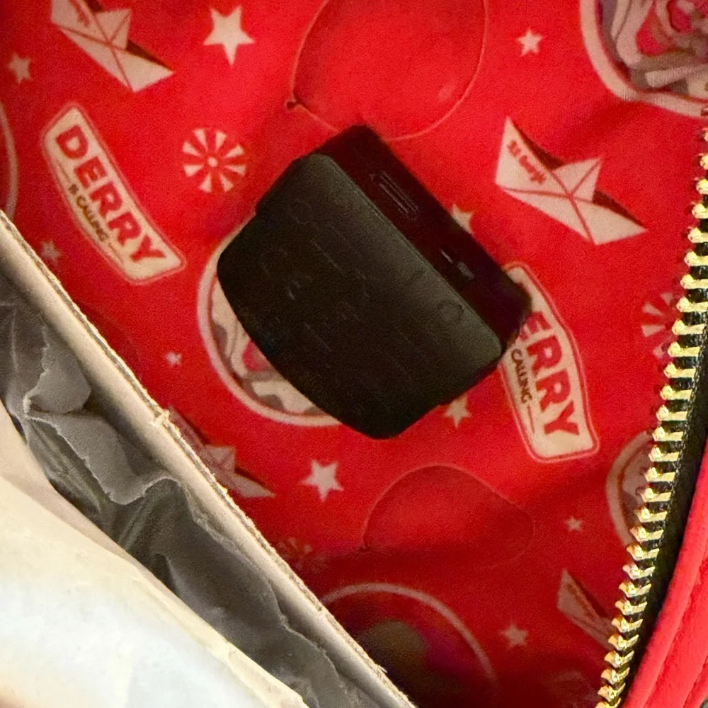 Loungefly Red and White Pennywise Circus Backpack